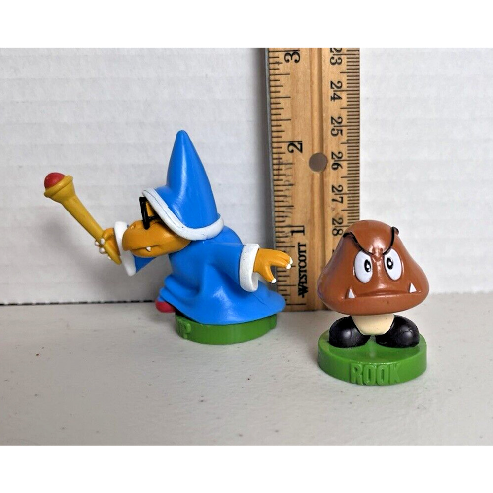 Nintendo Super Mario Bros Chess Set Replacement Piece Koopa Goomba Cake Toppers - Picture 5 of 14